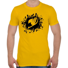 PRINTFASHION Fairy Tail logo - Férfi póló - Sárga férfi póló