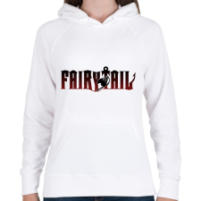 PRINTFASHION Fairy Tail logo - Női kapucnis pulóver - Fehér női pulóver, kardigán