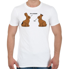 PRINTFASHION Fáj a seggem - Férfi póló - Fehér férfi póló