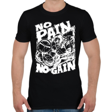 PRINTFASHION Fájdalom nélkül nincs siker - Férfi póló - Fekete férfi póló