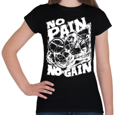 PRINTFASHION Fájdalom nélkül nincs siker - Női póló - Fekete női póló