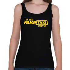 PRINTFASHION Faketaxi Driver  - Női atléta - Fekete