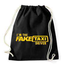 PRINTFASHION Faketaxi Driver  - Sportzsák, Tornazsák - Fekete tornazsák