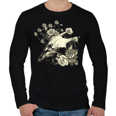 PRINTFASHION Fakult Ómen - Goth Design - Férfi hosszú ujjú póló - Fekete