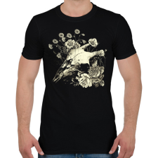 PRINTFASHION Fakult Ómen - Goth Design - Férfi póló - Fekete férfi póló