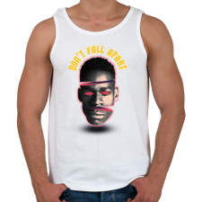 PRINTFASHION Fall apart - Férfi atléta - Fehér atléta, trikó