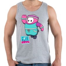 PRINTFASHION Fall Guys - Aerobic - Férfi atléta - Sport szürke atléta, trikó