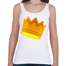 PRINTFASHION Fall Guys Korona - Női atléta - Fehér női trikó