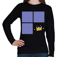 PRINTFASHION Fall Guys - Női pulóver - Fekete