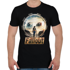 PRINTFASHION Fallout - Férfi póló - Fekete