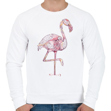 PRINTFASHION Falmingós póló - Férfi pulóver - Fehér