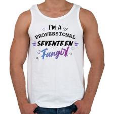 PRINTFASHION Fangirl - Seventeen - Férfi atléta - Fehér atléta, trikó