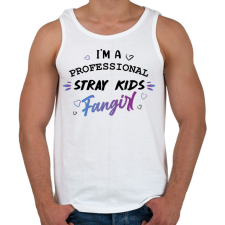 PRINTFASHION Fangirl - Stray Kids - Férfi atléta - Fehér atléta, trikó