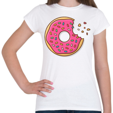 PRINTFASHION Fánk - Női póló - Fehér