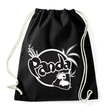 PRINTFASHION fanta panda - Sportzsák, Tornazsák - Fekete tornazsák