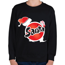 PRINTFASHION fanta santa - Gyerek pulóver - Fekete gyerek pulóver, kardigán