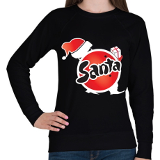 PRINTFASHION fanta santa - Női pulóver - Fekete