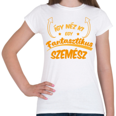 PRINTFASHION Fantasztikus szemész - Női póló - Fehér