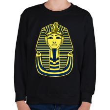 PRINTFASHION Fáraó  - Gyerek pulóver - Fekete gyerek pulóver, kardigán