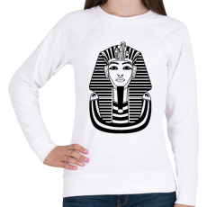 PRINTFASHION fáraó - Női pulóver - Fehér