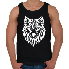 PRINTFASHION Farkas  - Férfi atléta - Fekete atléta, trikó