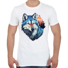 PRINTFASHION Farkas  - Férfi póló - Fehér