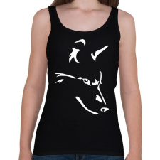 PRINTFASHION Farkas  - Női atléta - Fekete női trikó