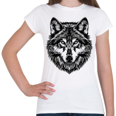 PRINTFASHION farkas - Női póló - Fehér