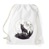 PRINTFASHION Farkas  - Sportzsák, Tornazsák - Fehér