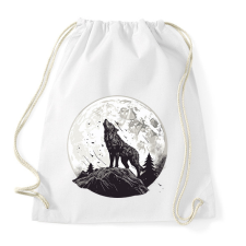 PRINTFASHION Farkas  - Sportzsák, Tornazsák - Fehér tornazsák