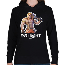 PRINTFASHION Farlight84 - Captain - Női kapucnis pulóver - Fekete női pulóver, kardigán