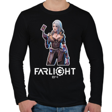 PRINTFASHION Farlight84 - Lucinda - Férfi hosszú ujjú póló - Fekete