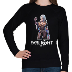 PRINTFASHION Farlight84 - Lucinda - Női pulóver - Fekete