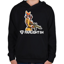 PRINTFASHION Farlight84 - Maggie - Gyerek kapucnis pulóver - Fekete gyerek pulóver, kardigán
