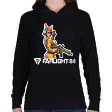 PRINTFASHION Farlight84 - Maggie - Női kapucnis pulóver - Fekete női pulóver, kardigán