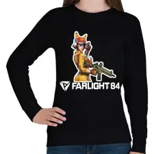 PRINTFASHION Farlight84 - Maggie - Női pulóver - Fekete női pulóver, kardigán