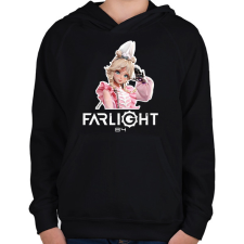 PRINTFASHION Farlight84 - Maychelle - Gyerek kapucnis pulóver - Fekete gyerek pulóver, kardigán