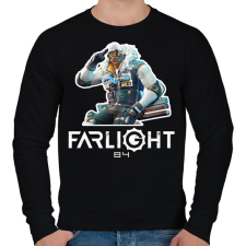 PRINTFASHION Farlight84 - Watchman - Férfi pulóver - Fekete férfi pulóver, kardigán