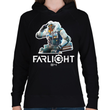 PRINTFASHION Farlight84 - Watchman - Női kapucnis pulóver - Fekete női pulóver, kardigán