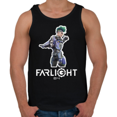 PRINTFASHION Farlight84 - Yong - Férfi atléta - Fekete