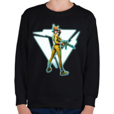 PRINTFASHION Farlight 84 - Maggie karakter - Gyerek pulóver - Fekete