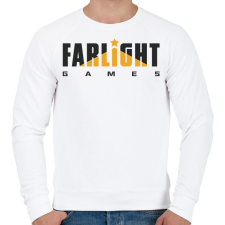 PRINTFASHION Farlight games - Férfi pulóver - Fehér férfi pulóver, kardigán