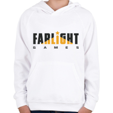 PRINTFASHION Farlight games - Gyerek kapucnis pulóver - Fehér