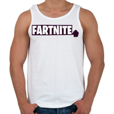 PRINTFASHION Fartnite - Férfi atléta - Fehér