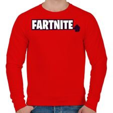 PRINTFASHION Fartnite - Férfi pulóver - Piros férfi pulóver, kardigán