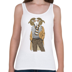 PRINTFASHION Fashion Goat - Női atléta - Fehér