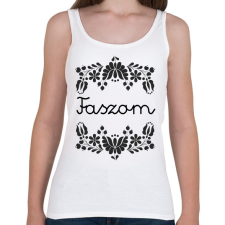 PRINTFASHION Faszom - Női atléta - Fehér női trikó