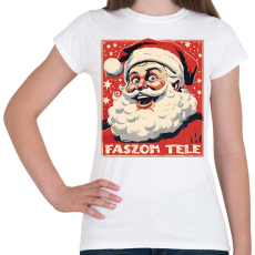 PRINTFASHION Faszom tele - Női póló - Fehér
