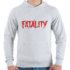 PRINTFASHION Fatality - Férfi kapucnis pulóver - Sport szürke