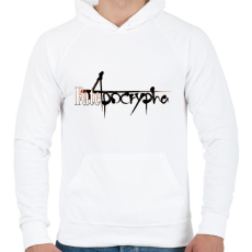PRINTFASHION Fate/Apocrypha logo - Férfi kapucnis pulóver - Fehér